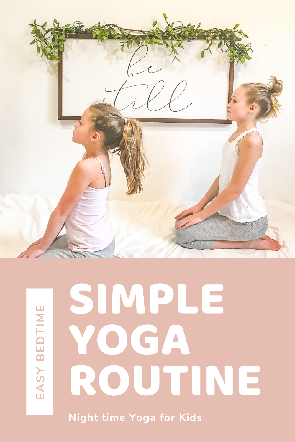 Easy Night Time Yoga Routine for Kids