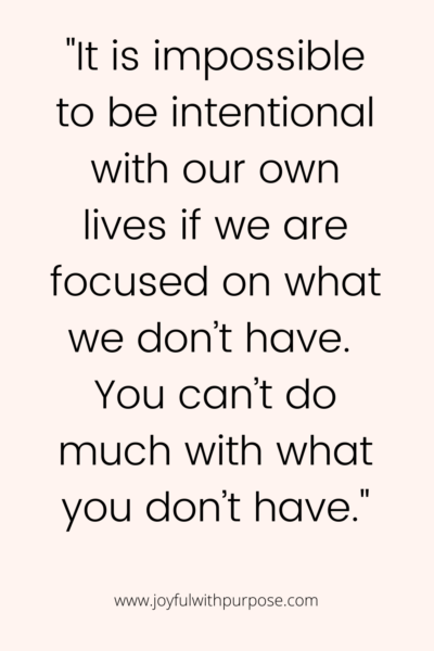 How to live an intentional life with purpose