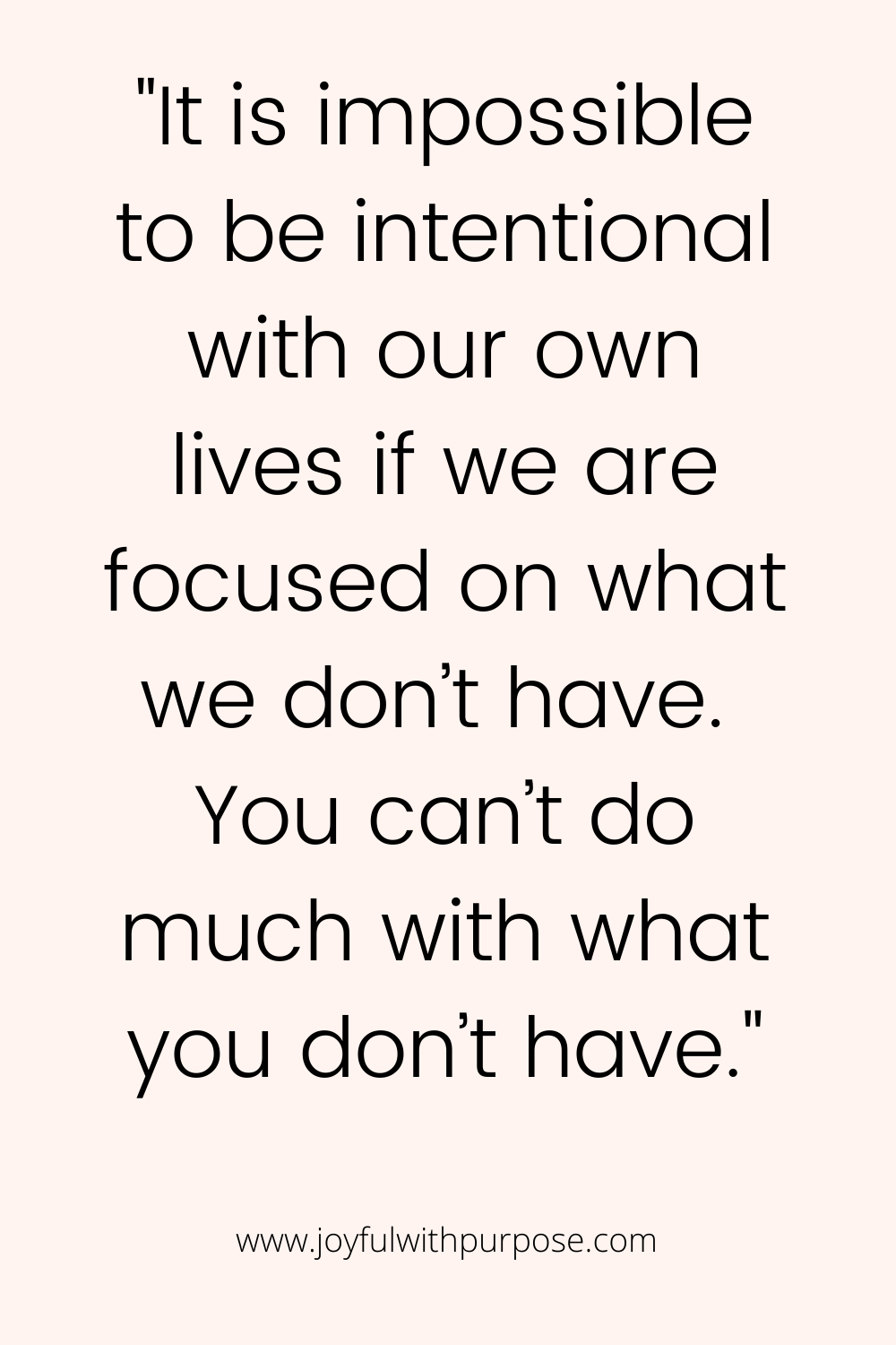 How to Live an Intentional Life