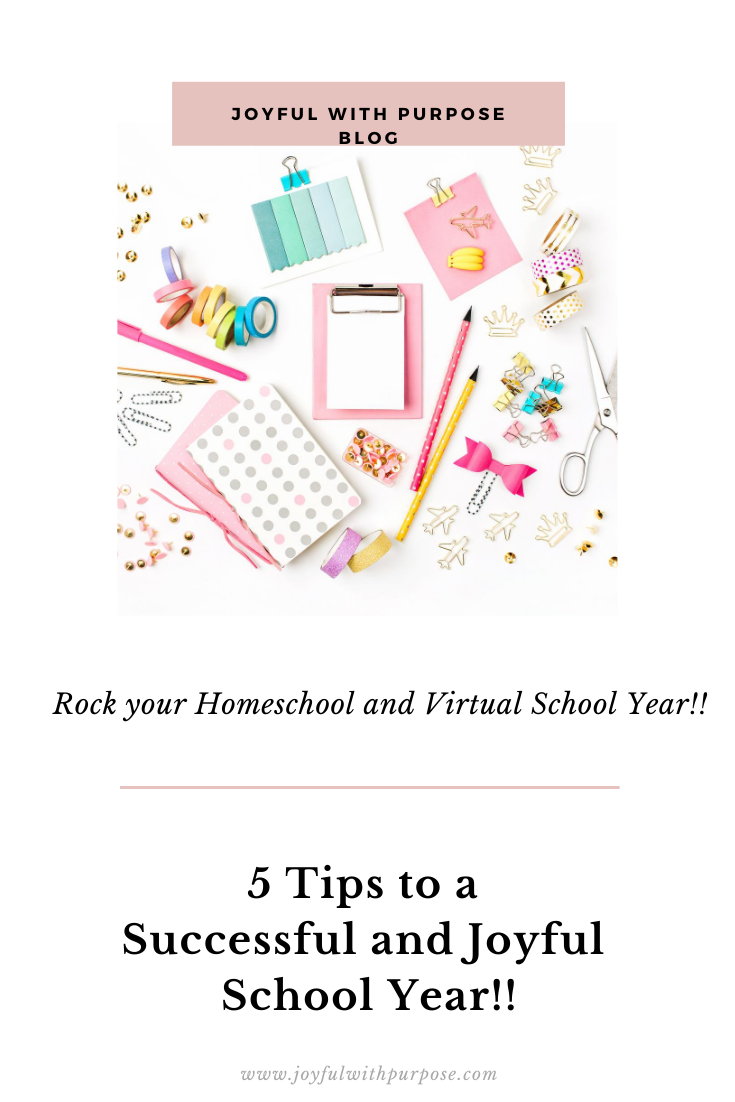 5 Tips to a Successful and Joyful School Year