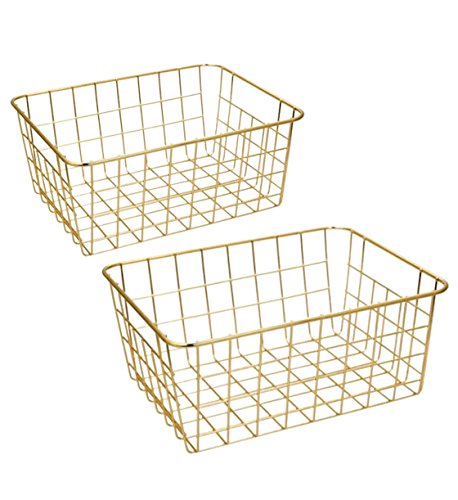 gold wire baskets