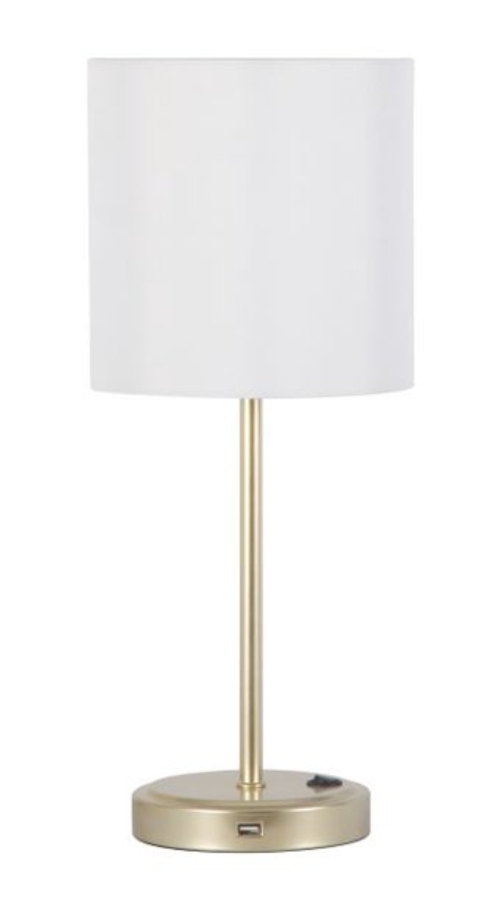 gold office lamp